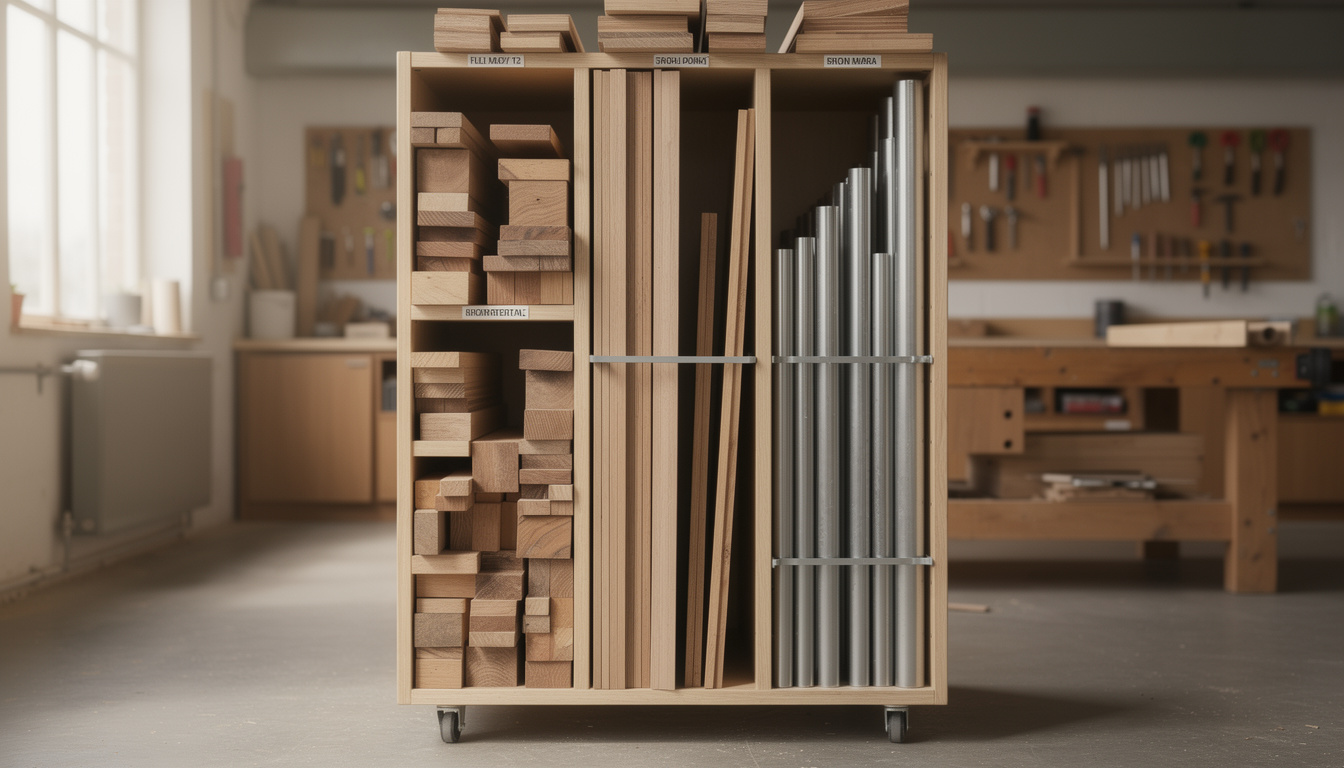 Organiser les chutes de matériaux dans un espace de bricolage découvrez comment organiser efficacement les chutes de matériaux dans votre espace de bricolage pour un atelier ordonné et optimisé.